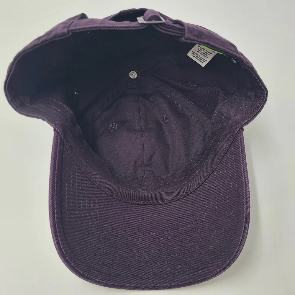 Nike Hat Strapback (Fits Small) Purple Gold Heritage86 Swoosh Logo Casual Cotton